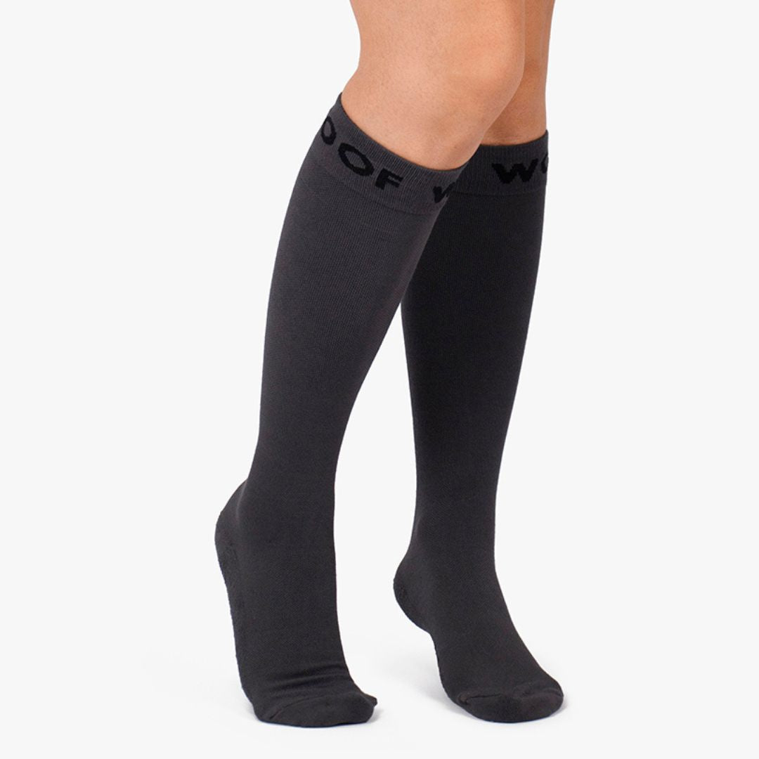 Shadow Grey Bamboo Compression Socks (Old Sizing)