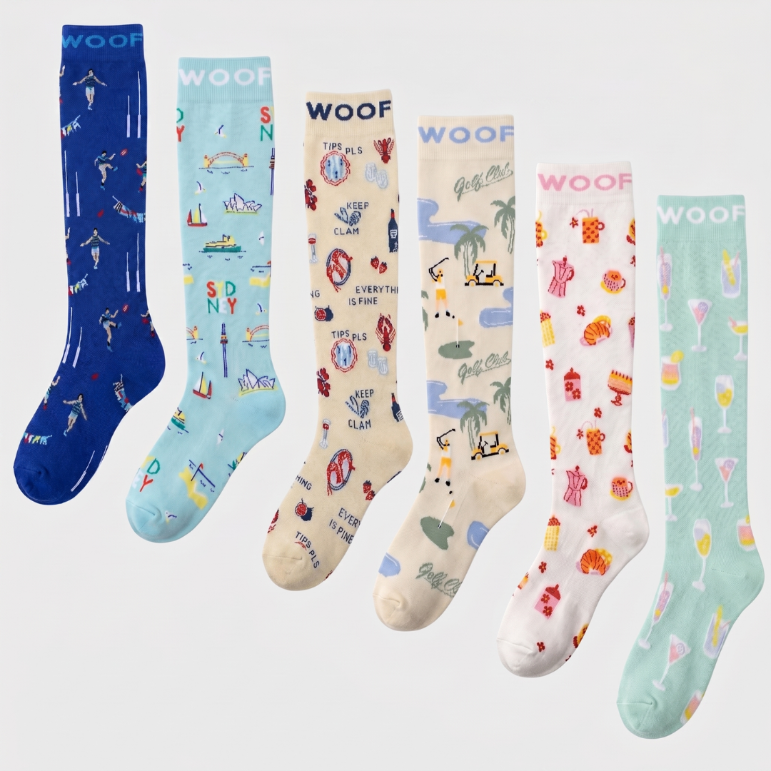 Out & About Bamboo Compression Socks 6 Pack