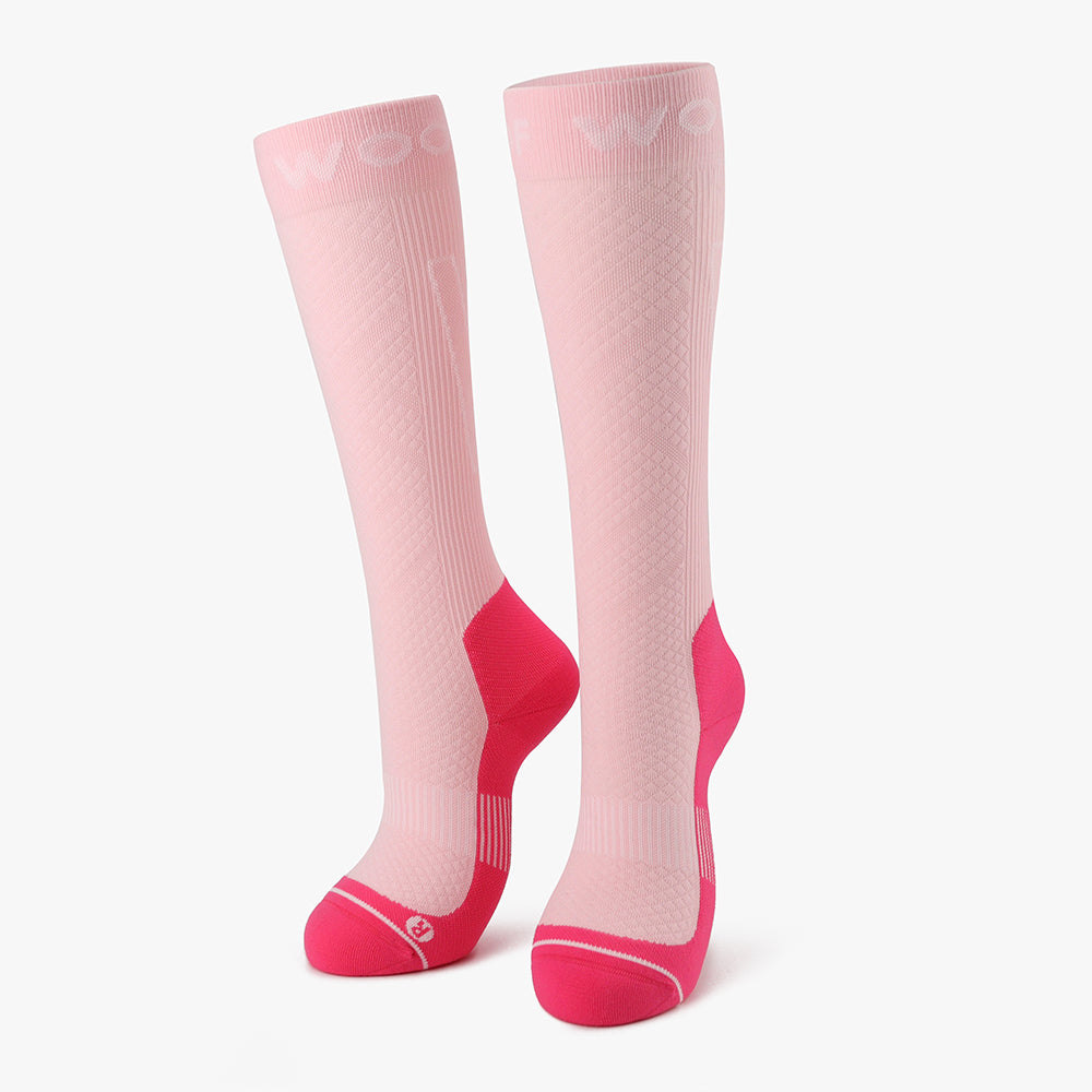 Pink & Purple Performance Compression Socks 6 Pack