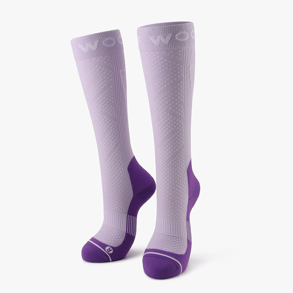 Pink & Purple Performance Compression Socks 6 Pack