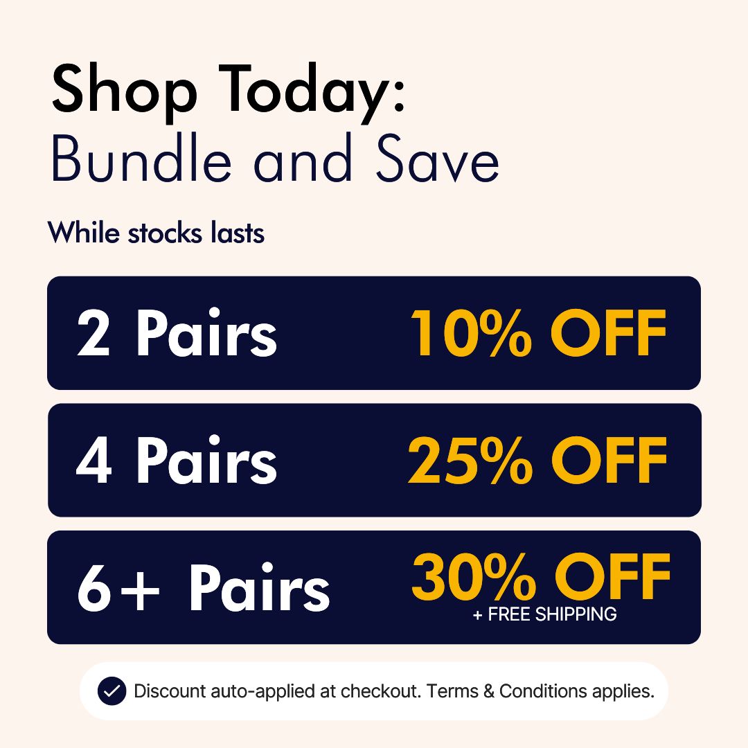 Match Point Bamboo Compression Socks